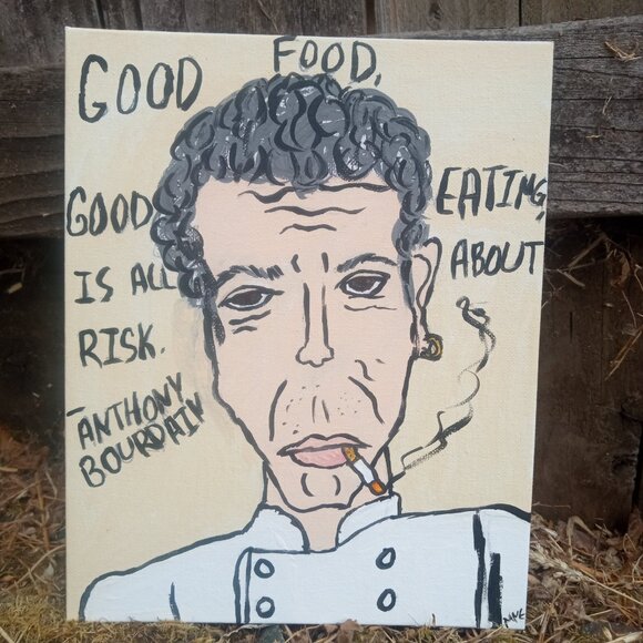 Anthony Bourdain Portrait Painting - Picture 11 of 16